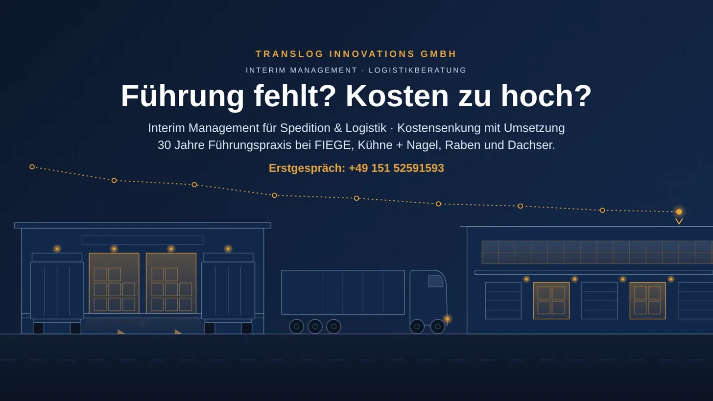 Interim Management für Spedition und Logistik und Logistikberatung – TransLog Innovations GmbH